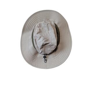 REI Wide Brim Sun shade had, size Small; with secure chin strap; Unisex Sizing